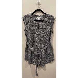 MOTHERHOOD Black and White Blouse